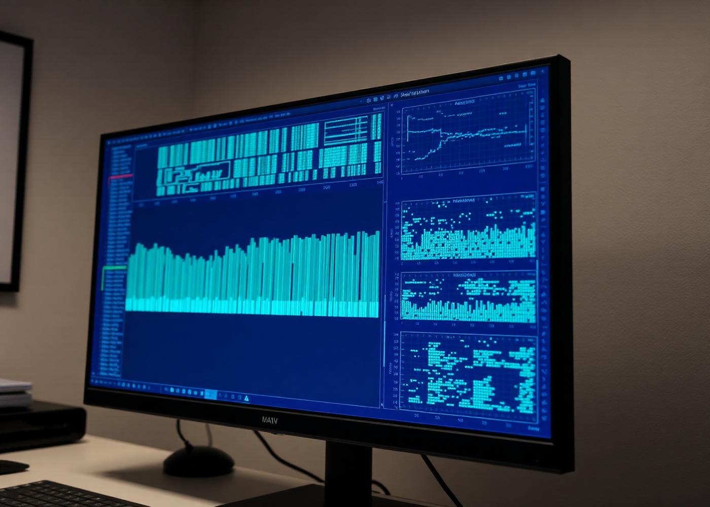 Computational analysis of methylation data on a laboratory monitor