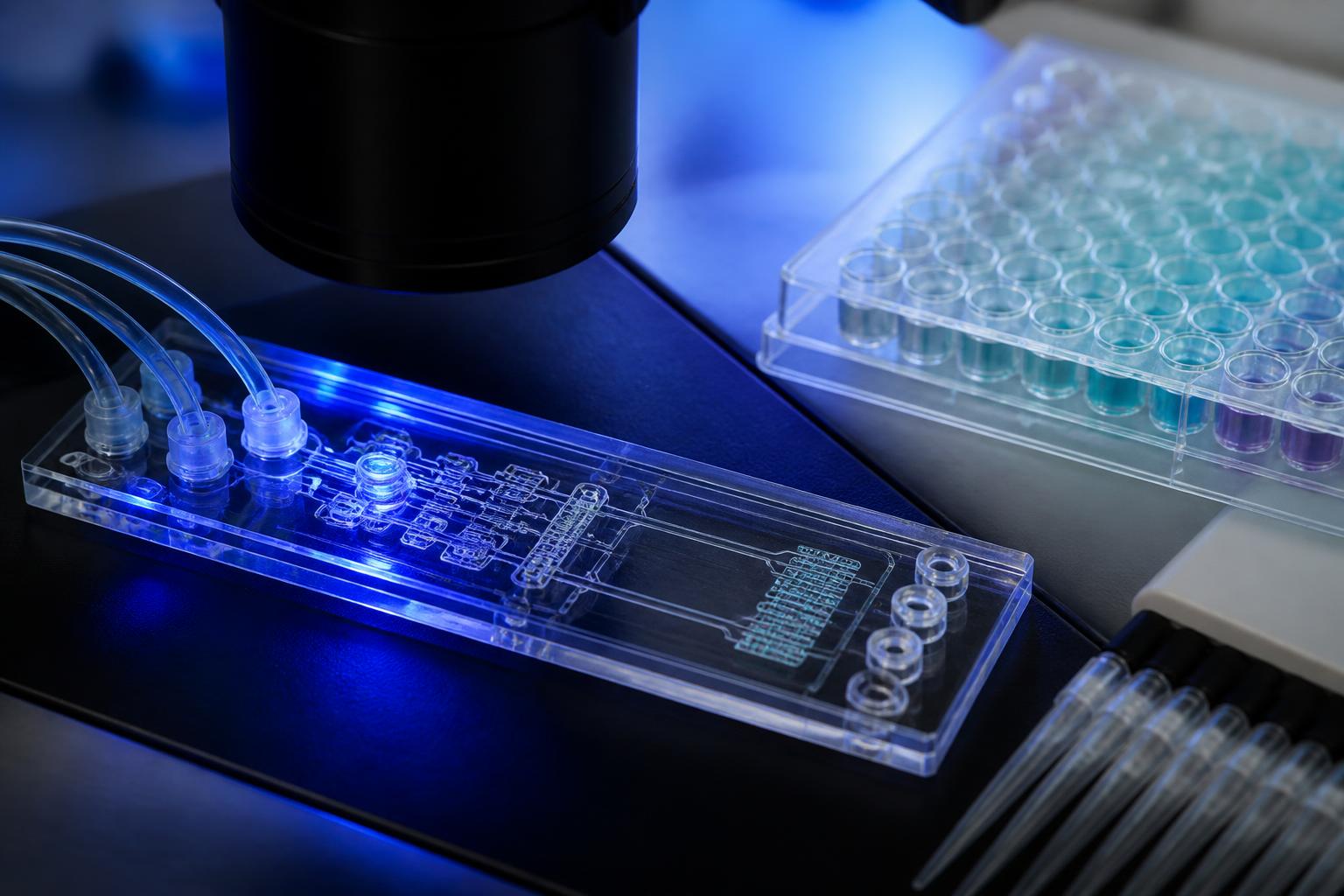 Microfluidic assay and plate used for epigenomic measurement